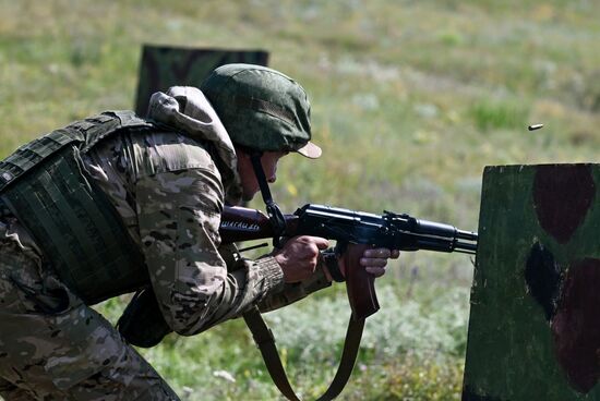 Боевое слаживание штурмовых подразделений ЦВО на Авдеевском направлении