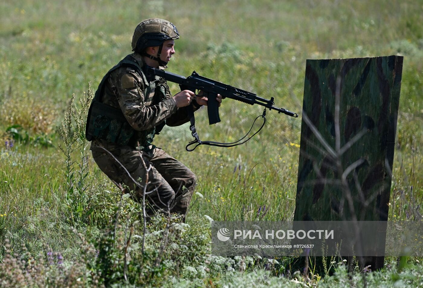 Боевое слаживание штурмовых подразделений ЦВО на Авдеевском направлении