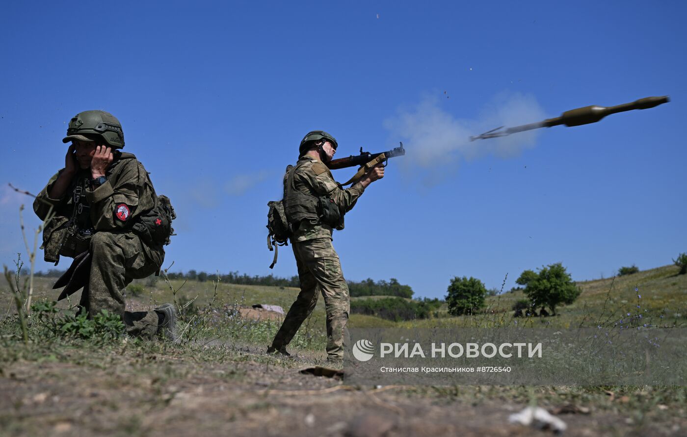 Боевое слаживание штурмовых подразделений ЦВО на Авдеевском направлении