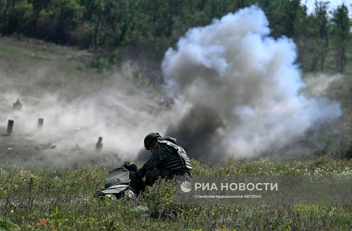 Боевое слаживание штурмовых подразделений ЦВО на Авдеевском направлении