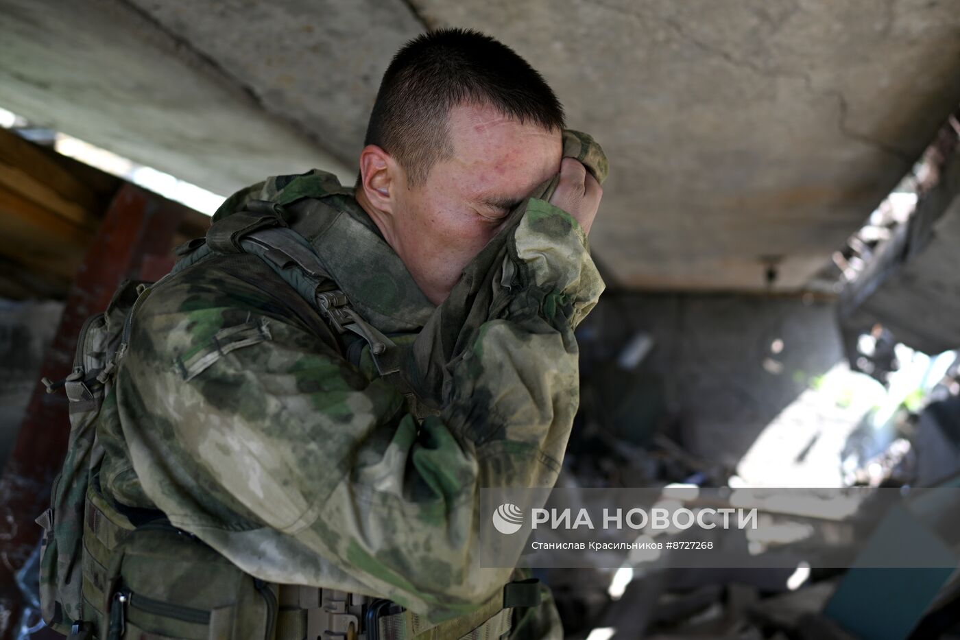 Снайперы горного мотострелкового соединения ЦВО на Авдеевском направлении