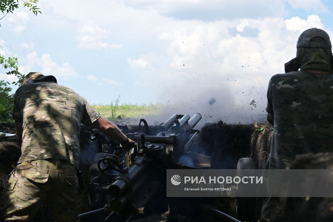 Подготовка бойцов Добровольческого корпуса, действующего в составе группировки войск "Юг"