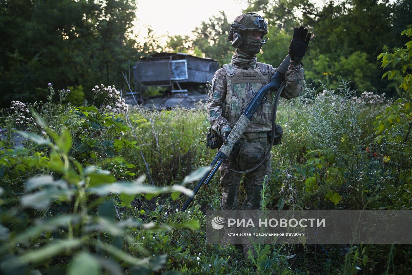 ТОС-1А "Солнцепек" группировки "Центр" на Авдеевском направлении СВО