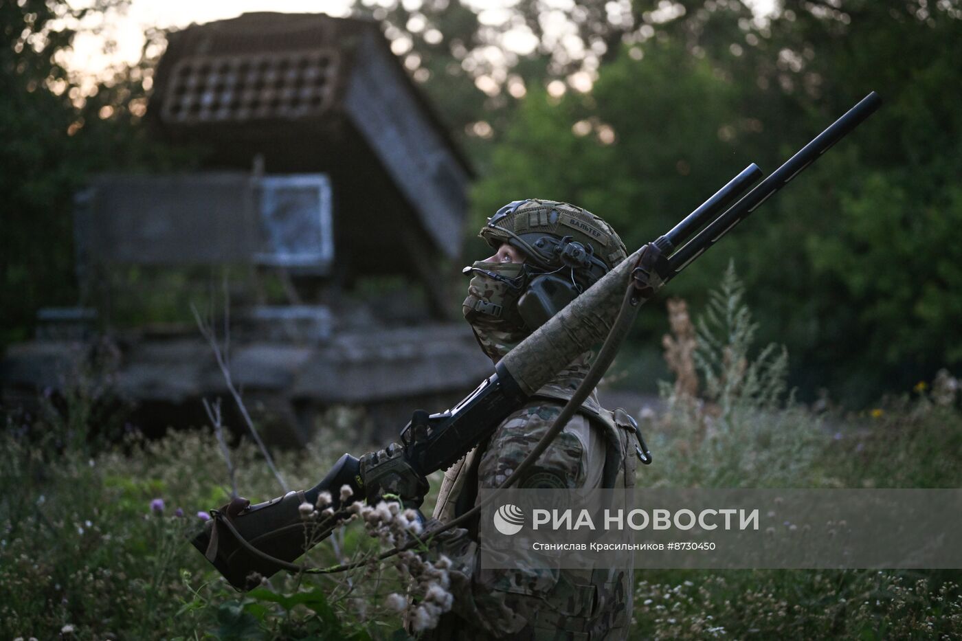 ТОС-1А "Солнцепек" группировки "Центр" на Авдеевском направлении СВО