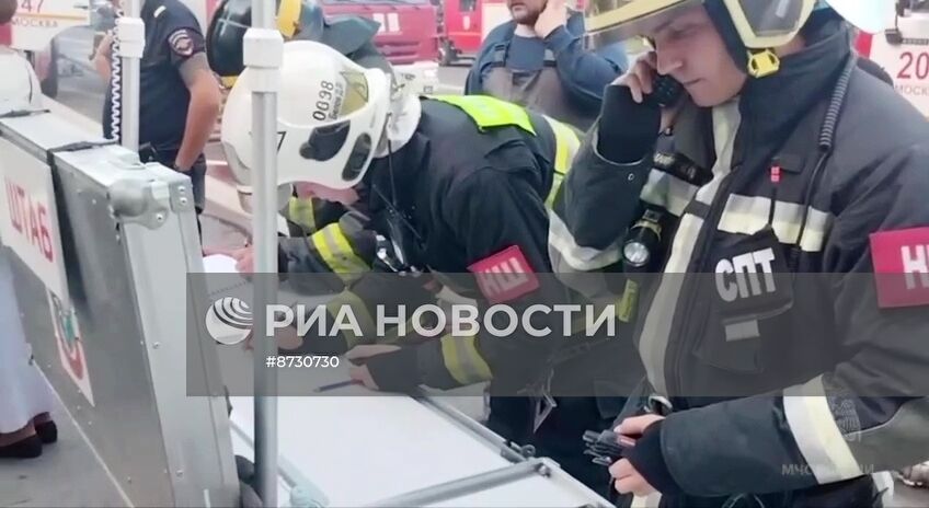 Пожар в Центре цифровизации образования в Москве