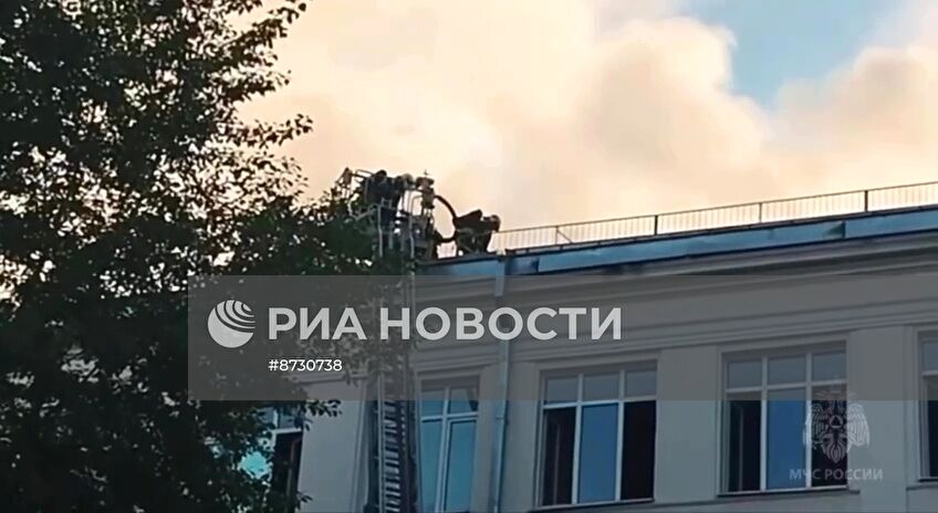 Пожар в Центре цифровизации образования в Москве