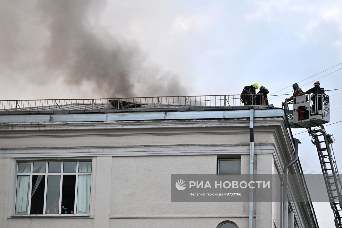 Пожар в Центре цифровизации образования в Москве