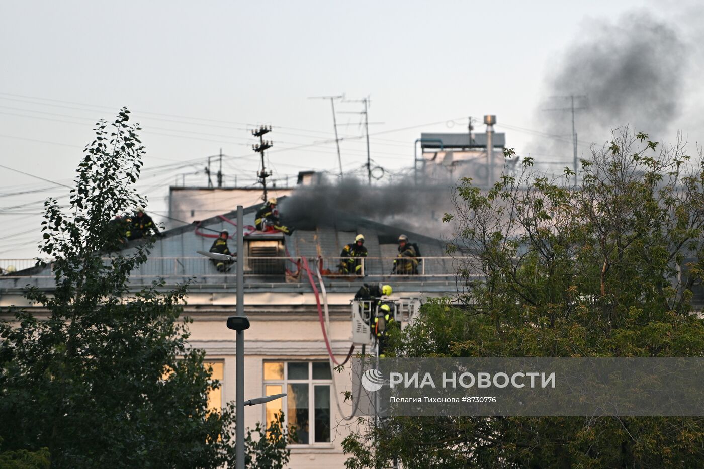 Пожар в Центре цифровизации образования в Москве