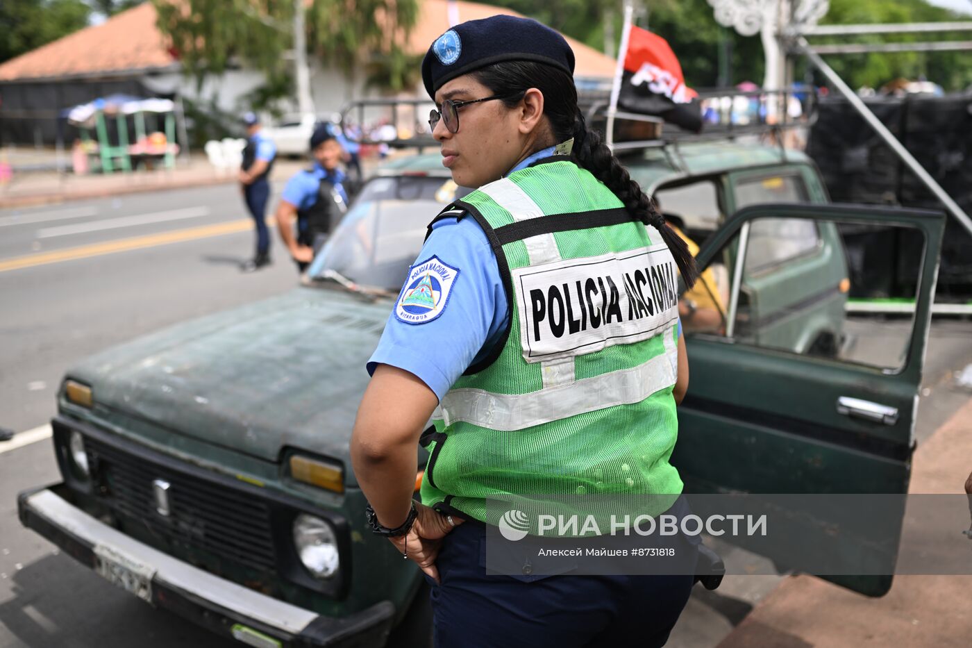 Празднование 45-летия Сандинистской революции в Никарагуа