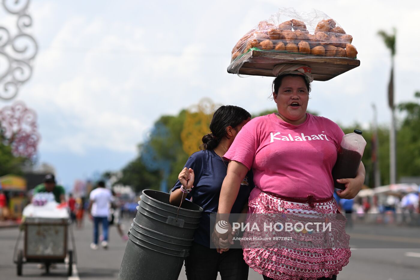 Празднование 45-летия Сандинистской революции в Никарагуа