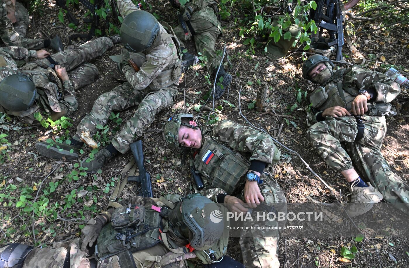 Обучение тактической медицине штурмовых подразделений ЦВО на Авдеевском направлении