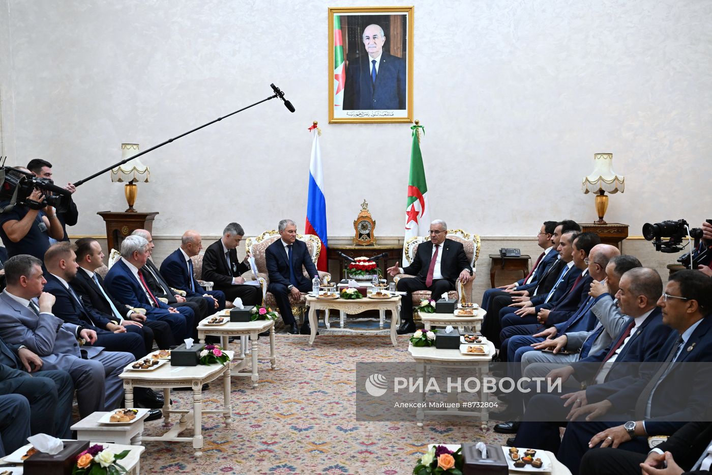Визит председателя Госдумы РФ В. Володина в Алжир