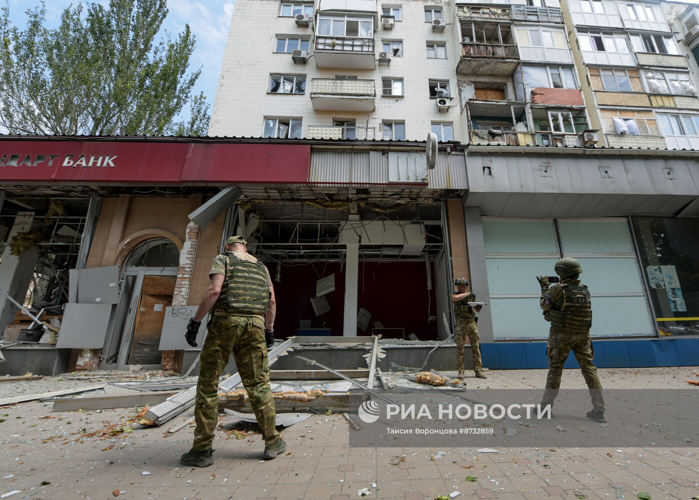 Обстрел Киевского и Ленинского районов Донецка