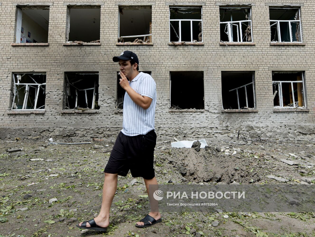 Обстрел Киевского и Калининского районов Донецка