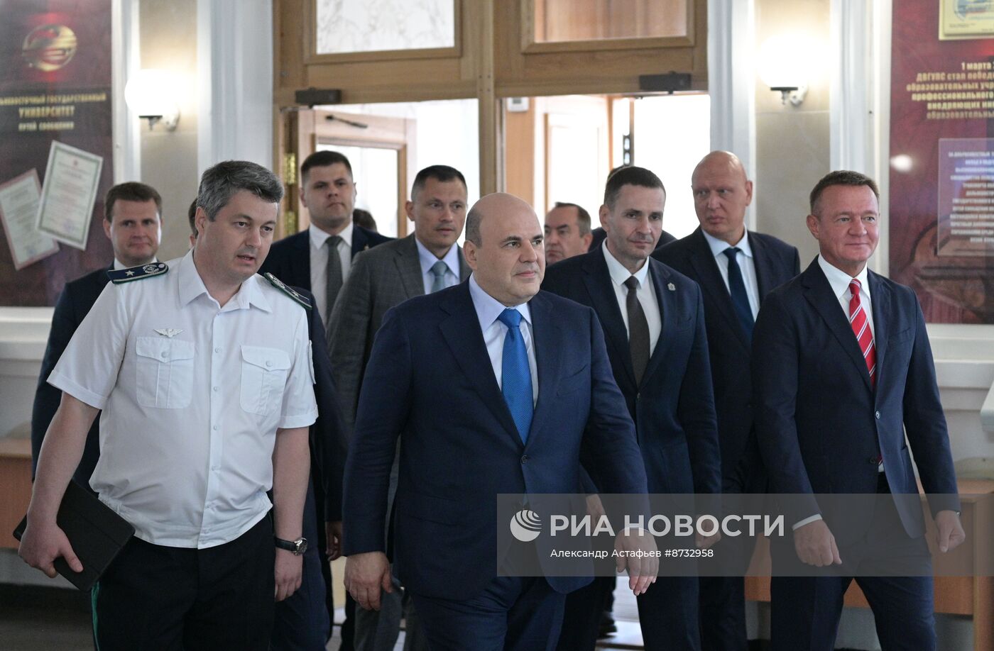 Рабочая поездка премьер-министра Михаила Мишустина в Хабаровск. День второй