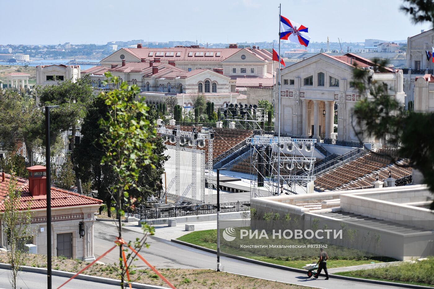 Подготовка к открытию музейно-храмового комплекса "Новый Херсонес"