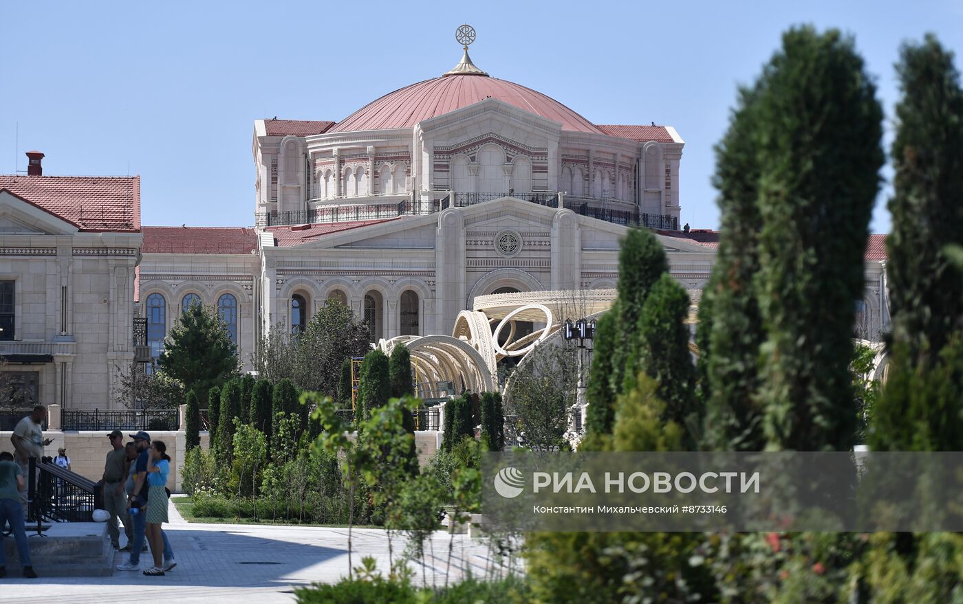 Подготовка к открытию музейно-храмового комплекса "Новый Херсонес"