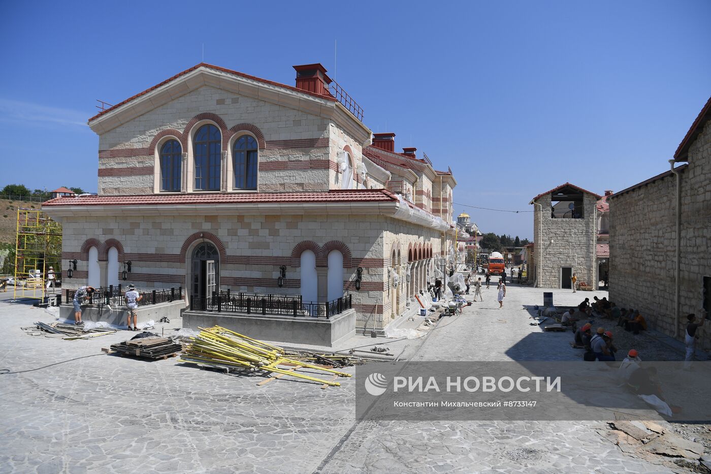 Подготовка к открытию музейно-храмового комплекса "Новый Херсонес"