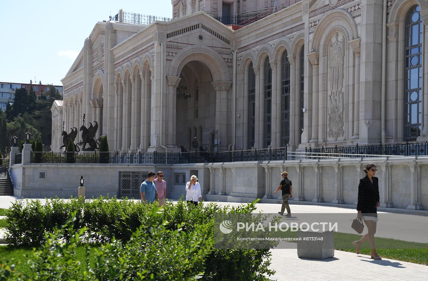 Подготовка к открытию музейно-храмового комплекса "Новый Херсонес"