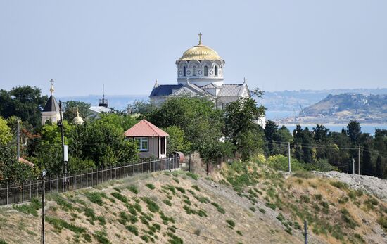 Подготовка к открытию музейно-храмового комплекса "Новый Херсонес"