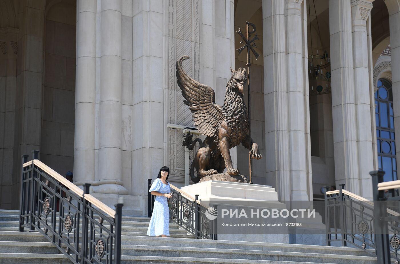 Подготовка к открытию музейно-храмового комплекса "Новый Херсонес"