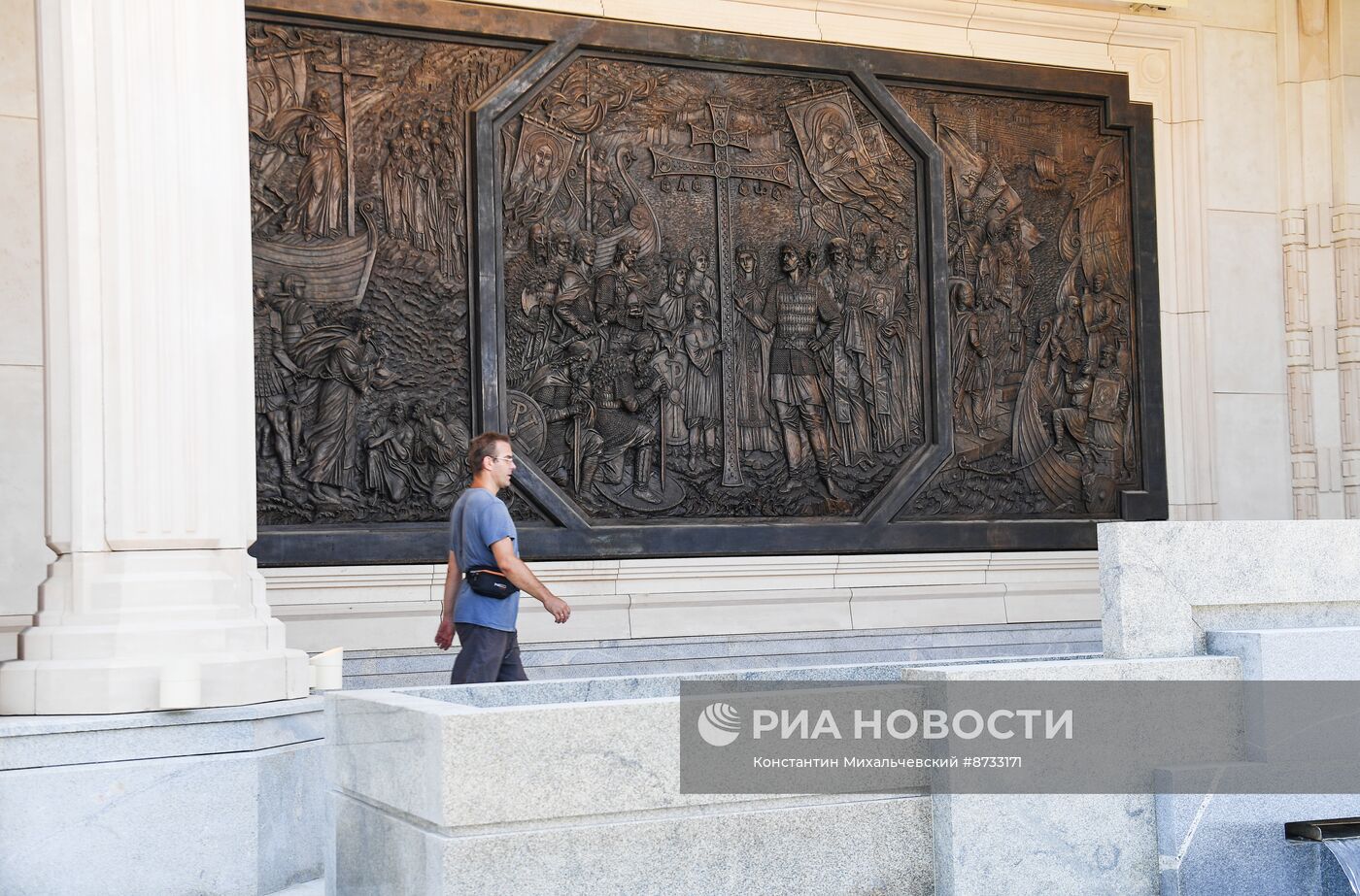 Подготовка к открытию музейно-храмового комплекса "Новый Херсонес"