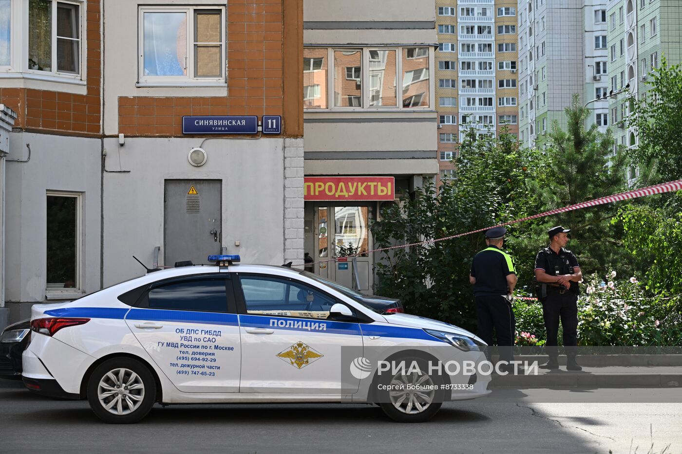 На севере Москвы взорвался внедорожник 