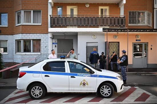 На севере Москвы взорвался внедорожник 