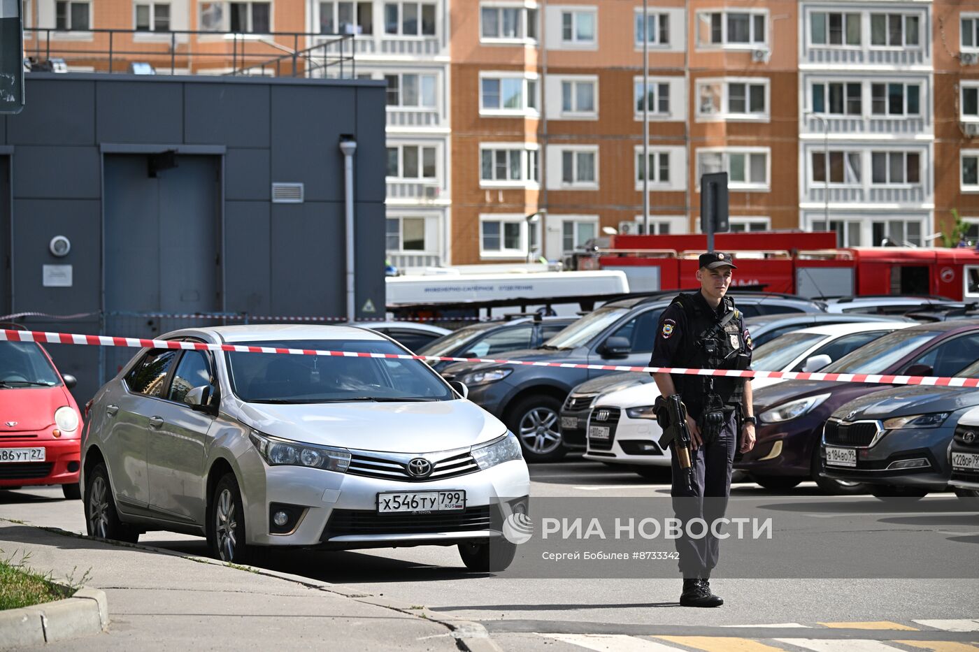 На севере Москвы взорвался внедорожник 