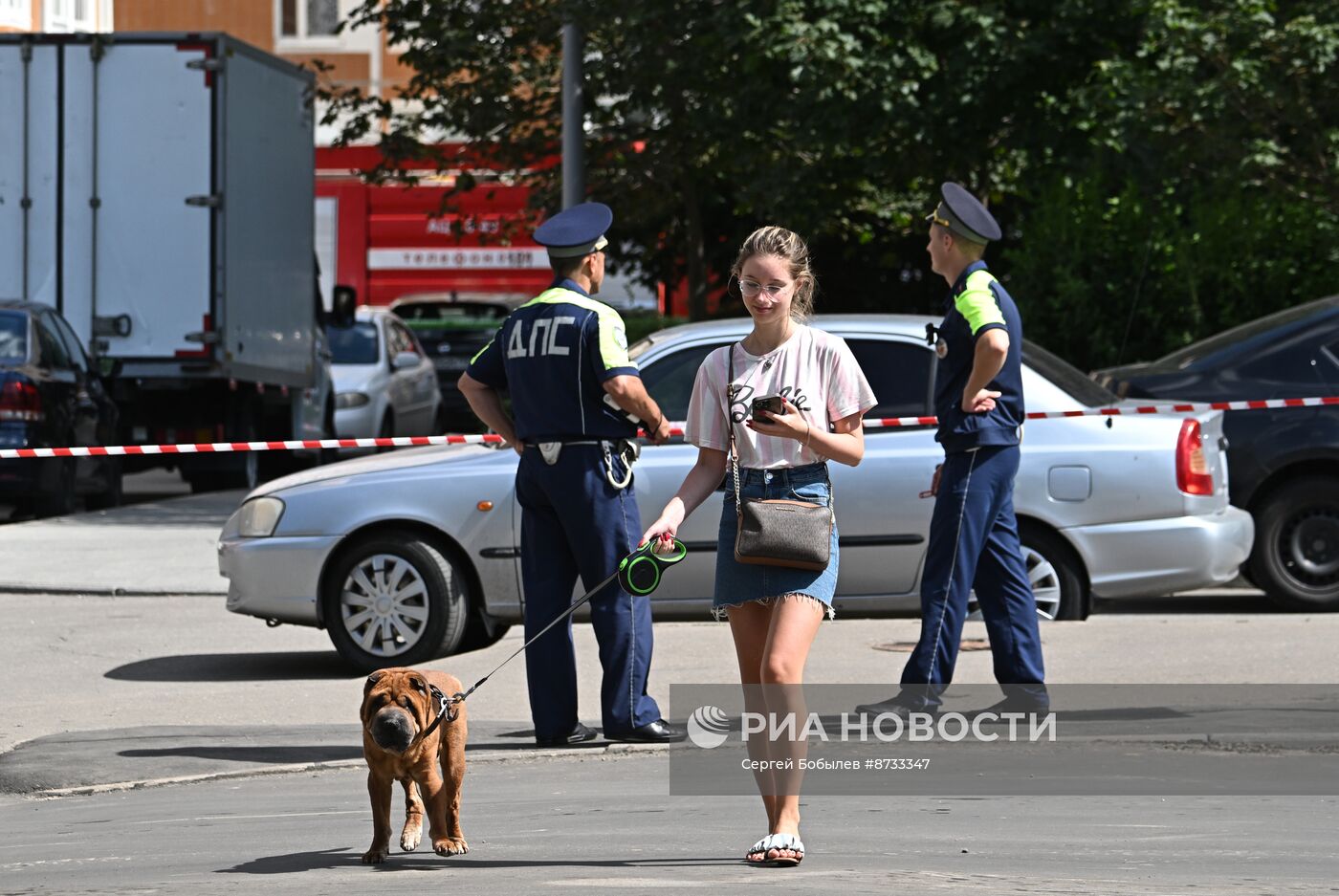 На севере Москвы взорвался внедорожник 