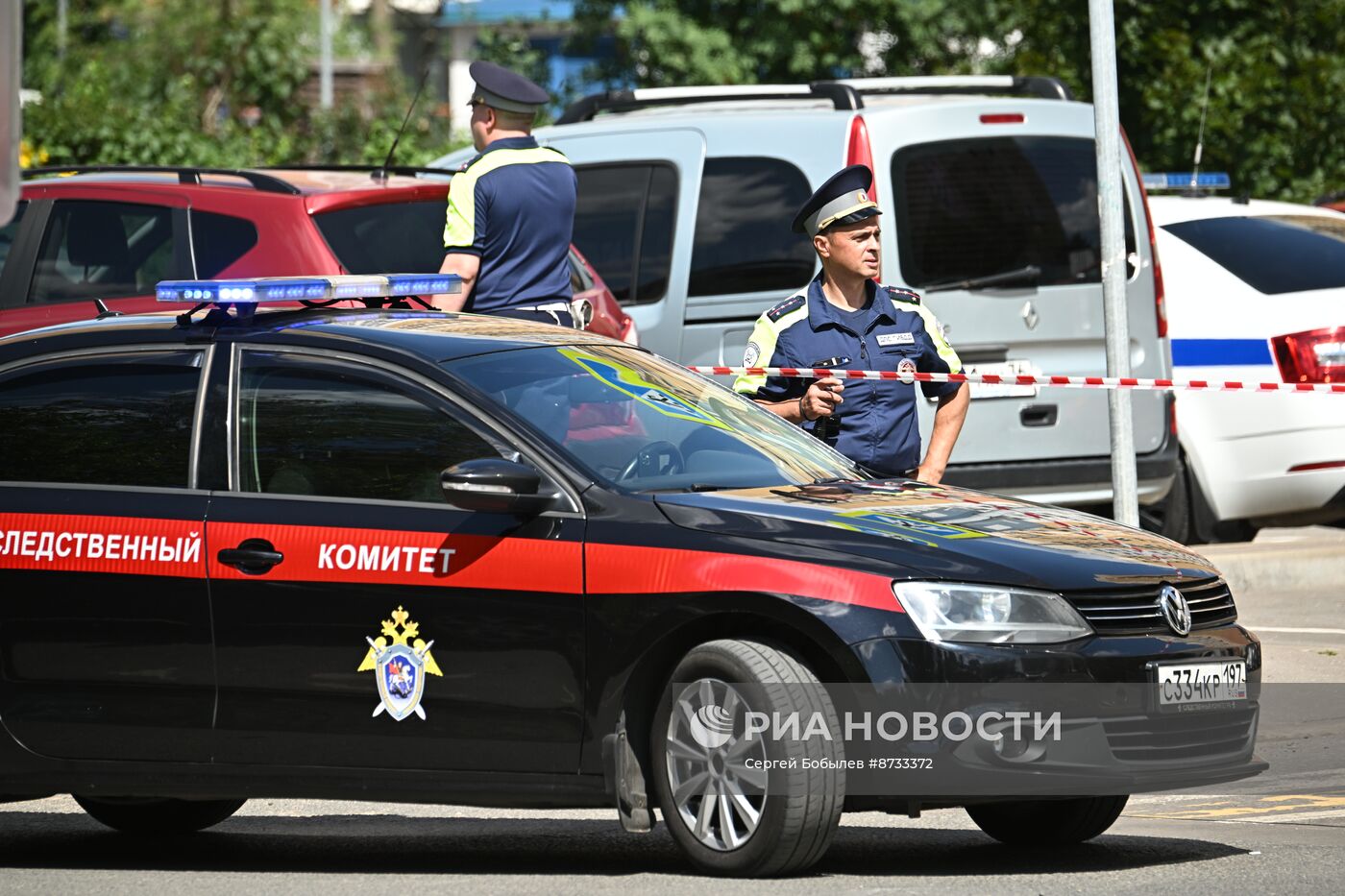 На севере Москвы взорвался внедорожник 