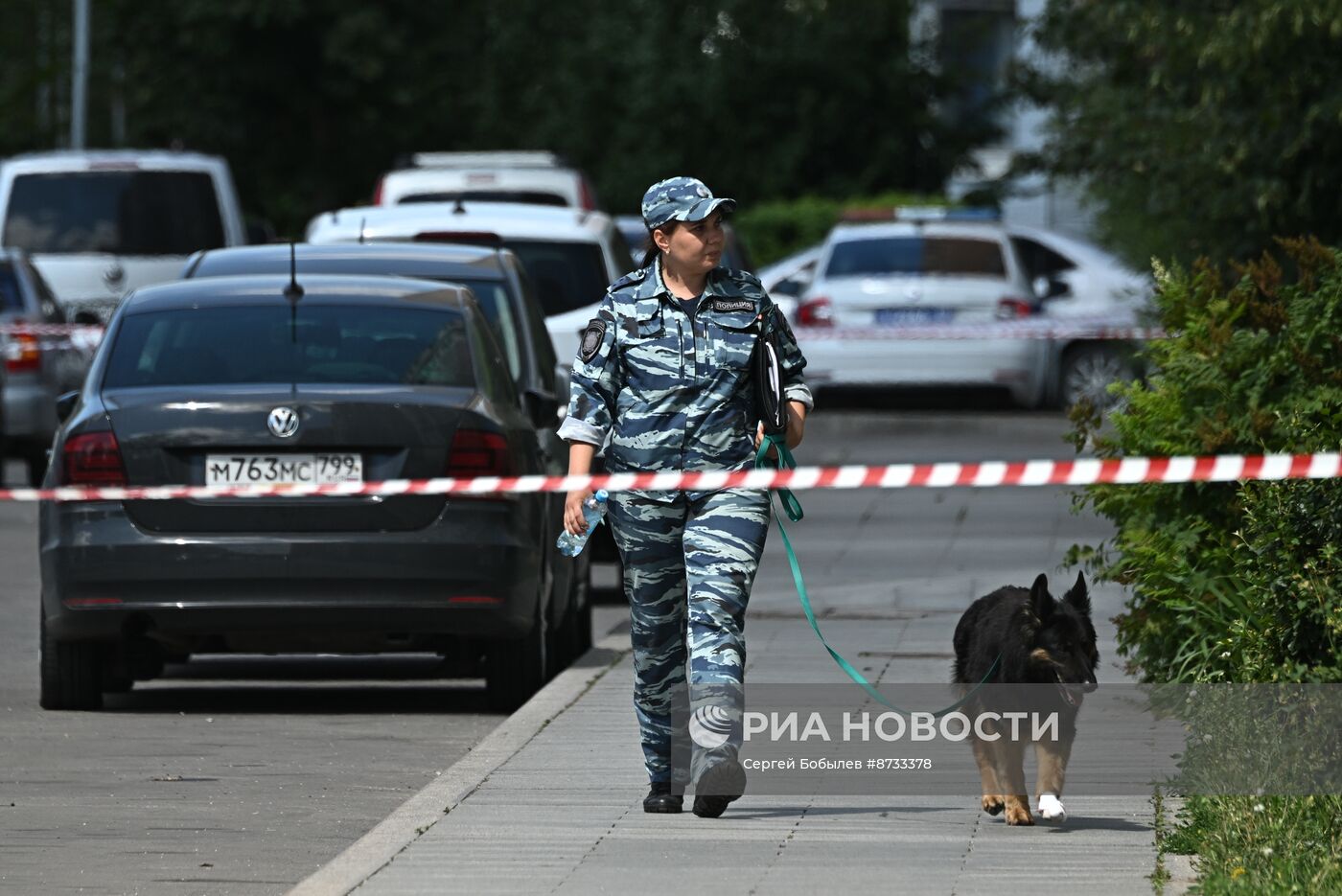 На севере Москвы взорвался внедорожник 