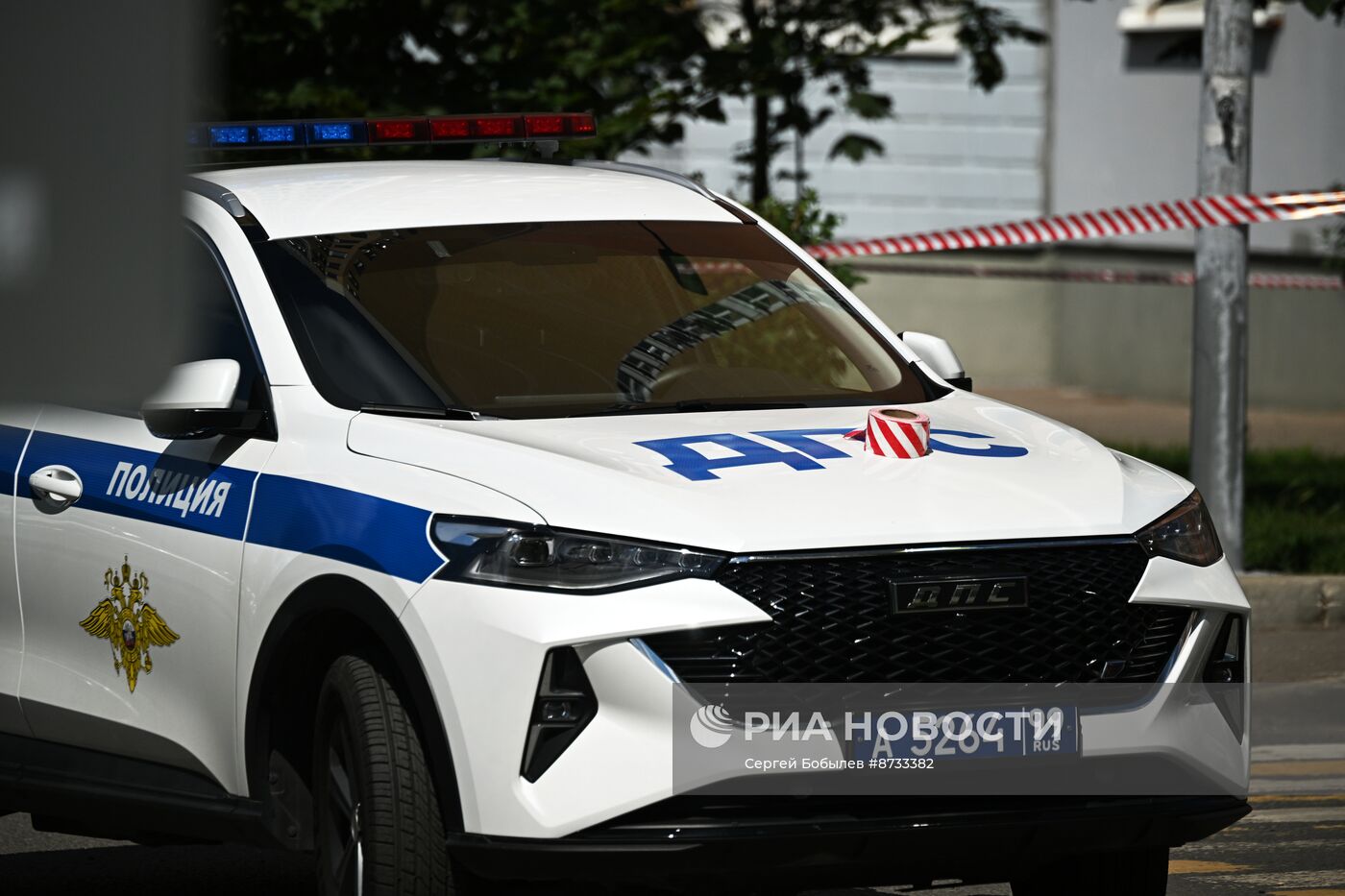 На севере Москвы взорвался внедорожник