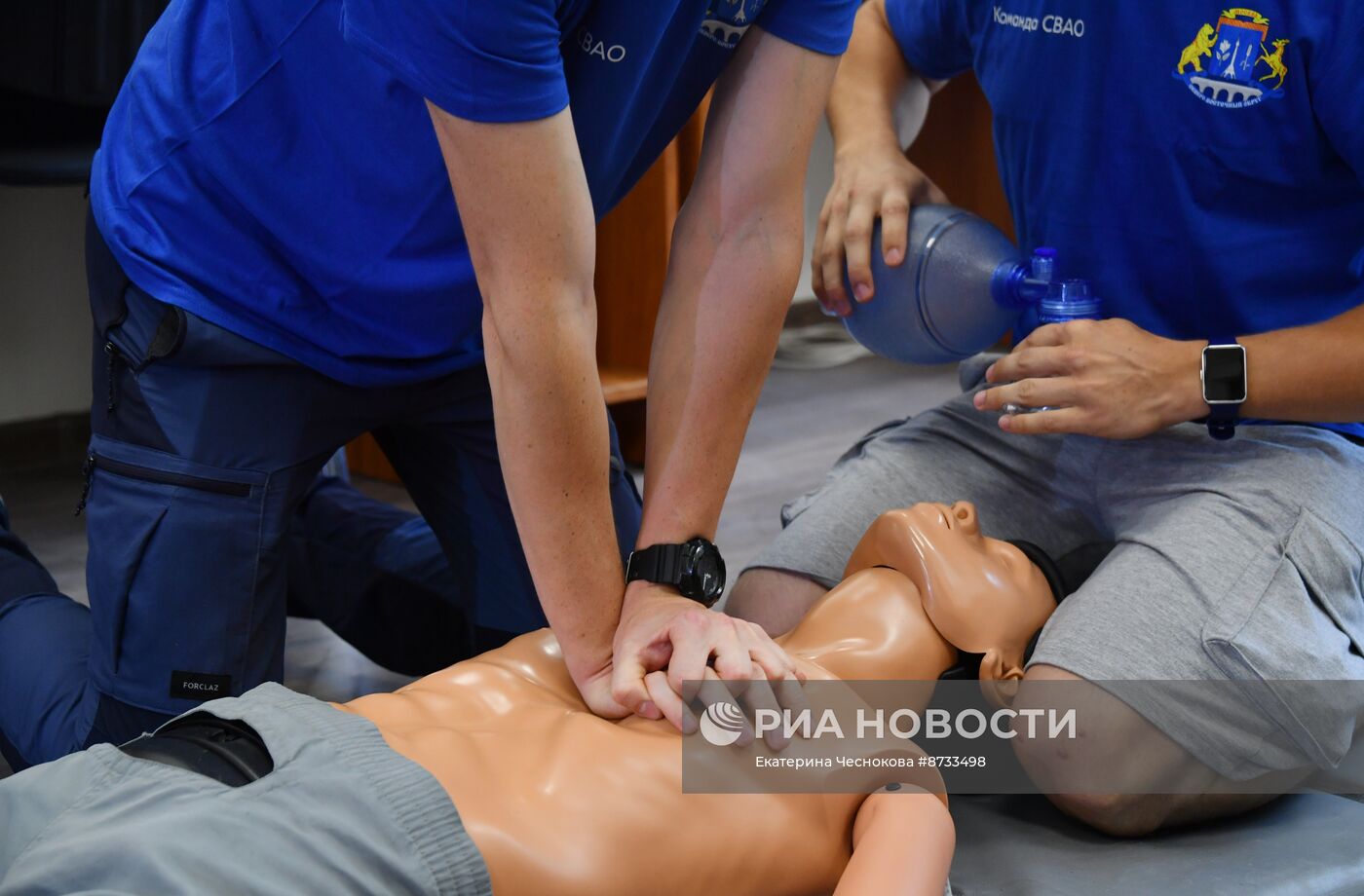 Работа поисково-спасательной станции "Строгино"