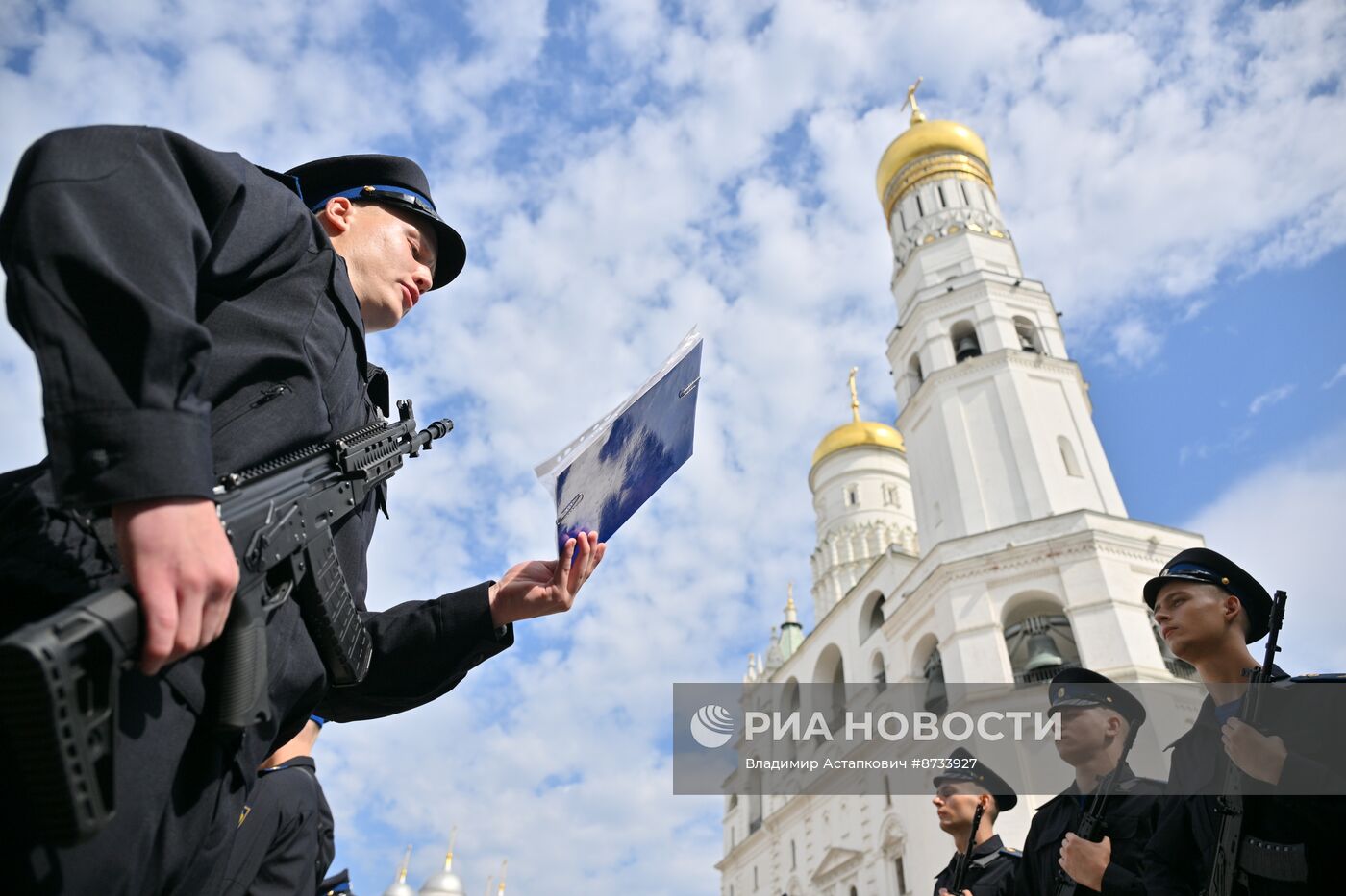 Церемония приведения к присяге новобранцев Президентского полка ФСО России