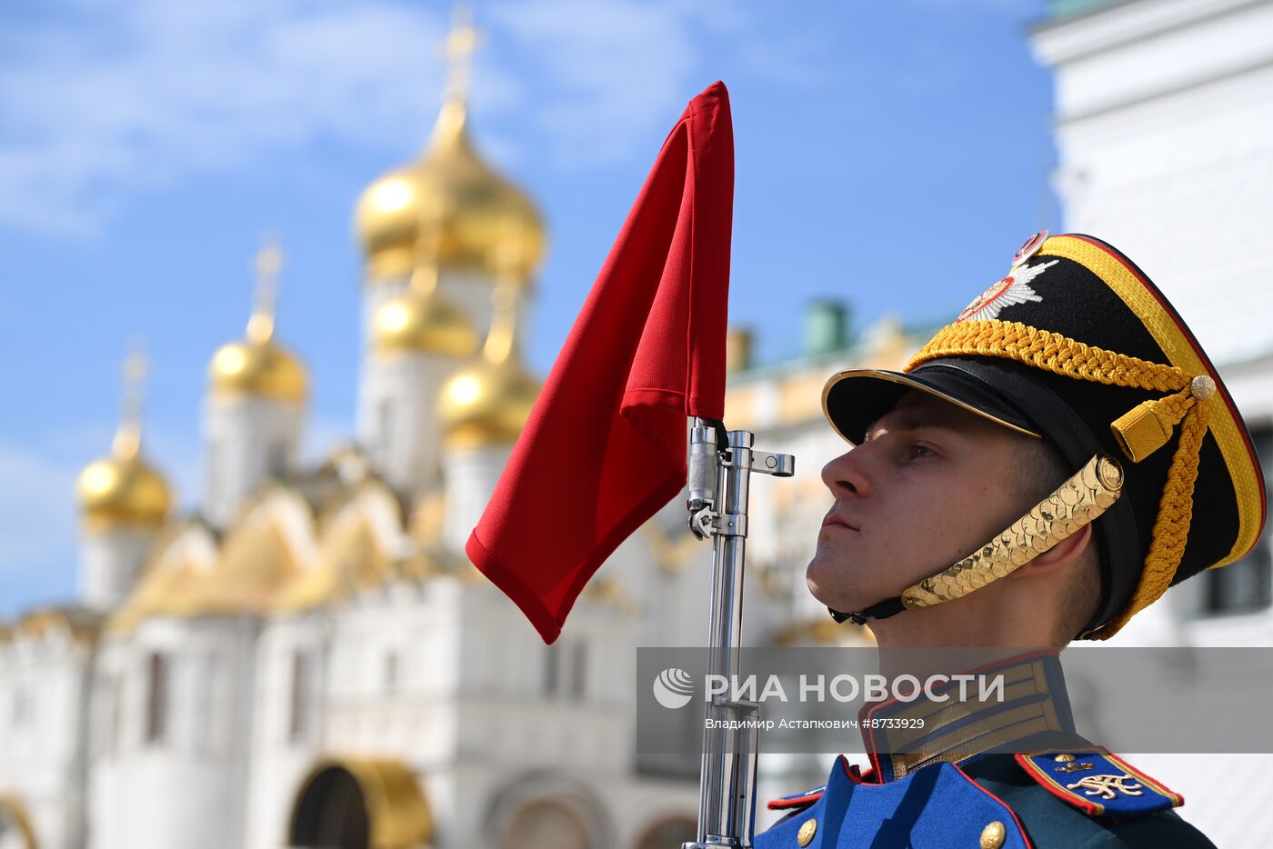 Церемония приведения к присяге новобранцев Президентского полка ФСО России