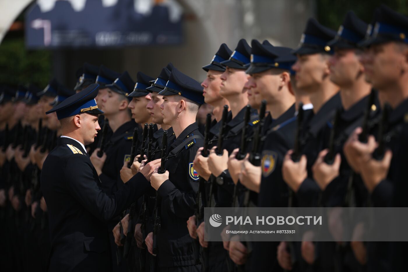 Церемония приведения к присяге новобранцев Президентского полка ФСО России