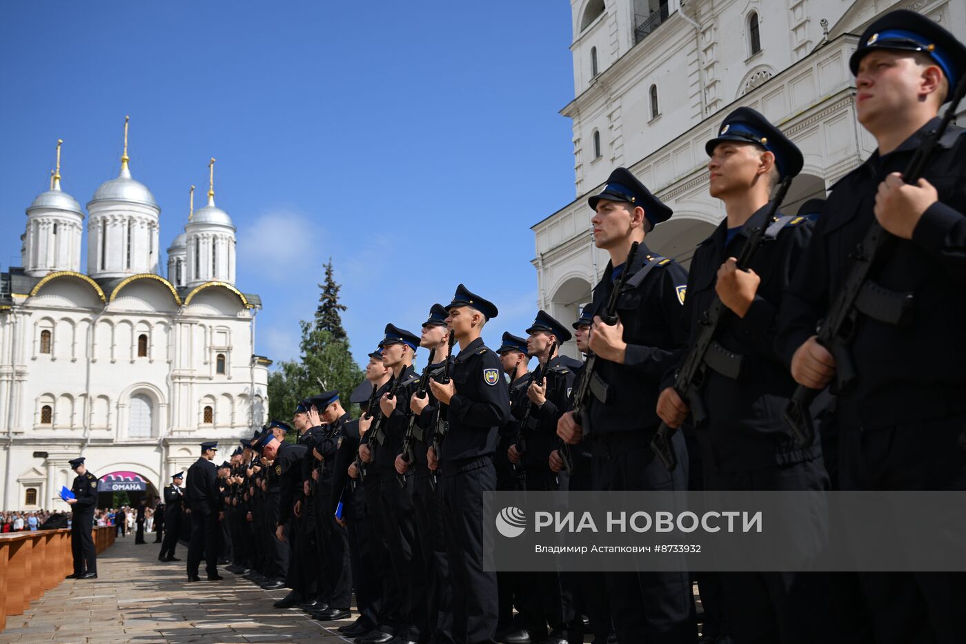 Церемония приведения к присяге новобранцев Президентского полка ФСО России