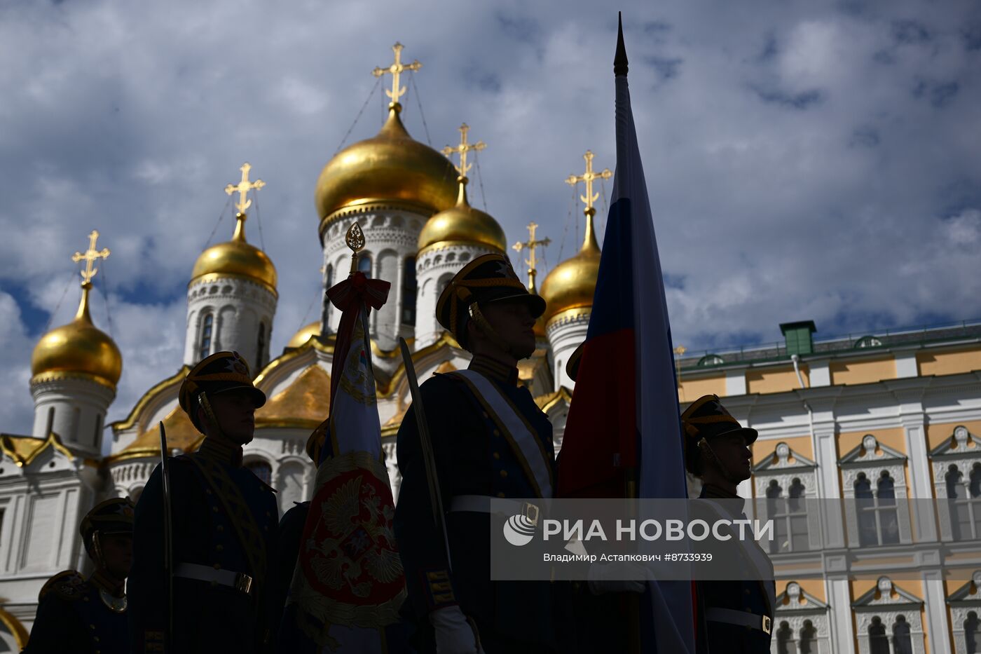 Церемония приведения к присяге новобранцев Президентского полка ФСО России