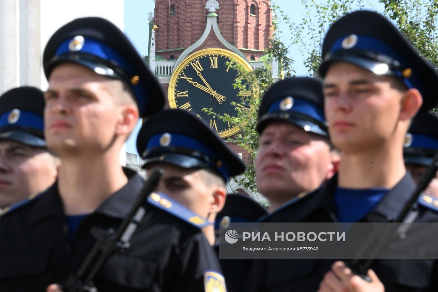 Церемония приведения к присяге новобранцев Президентского полка ФСО России