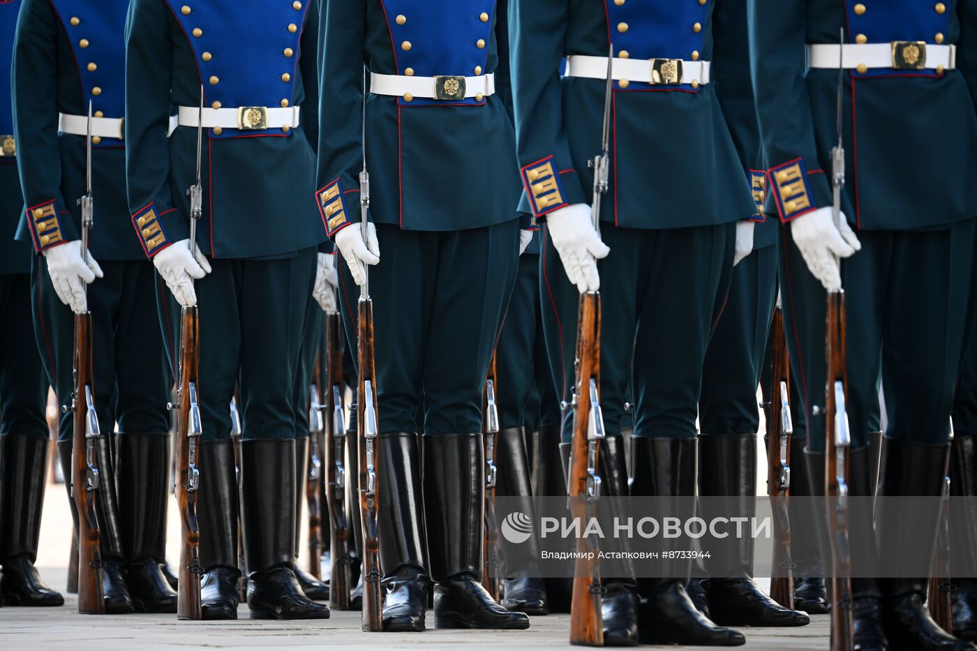 Церемония приведения к присяге новобранцев Президентского полка ФСО России