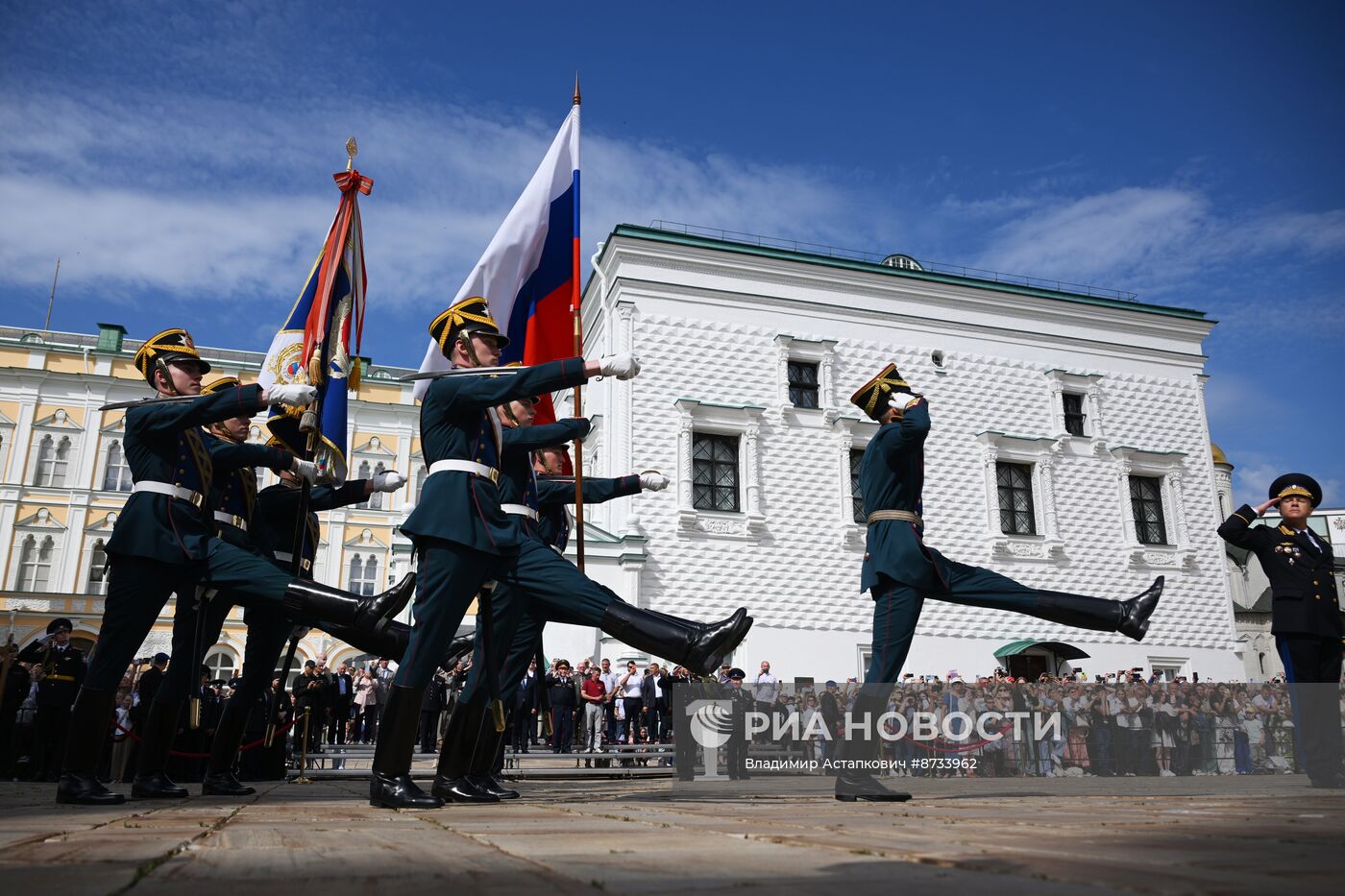 Церемония приведения к присяге новобранцев Президентского полка ФСО России