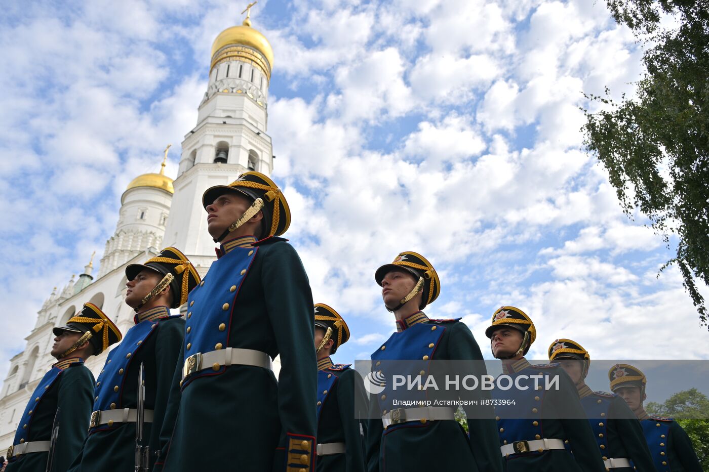 Церемония приведения к присяге новобранцев Президентского полка ФСО России