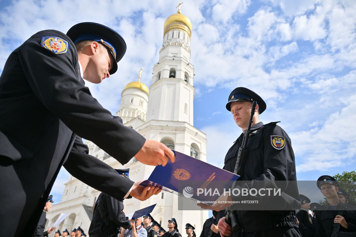 Церемония приведения к присяге новобранцев Президентского полка ФСО России