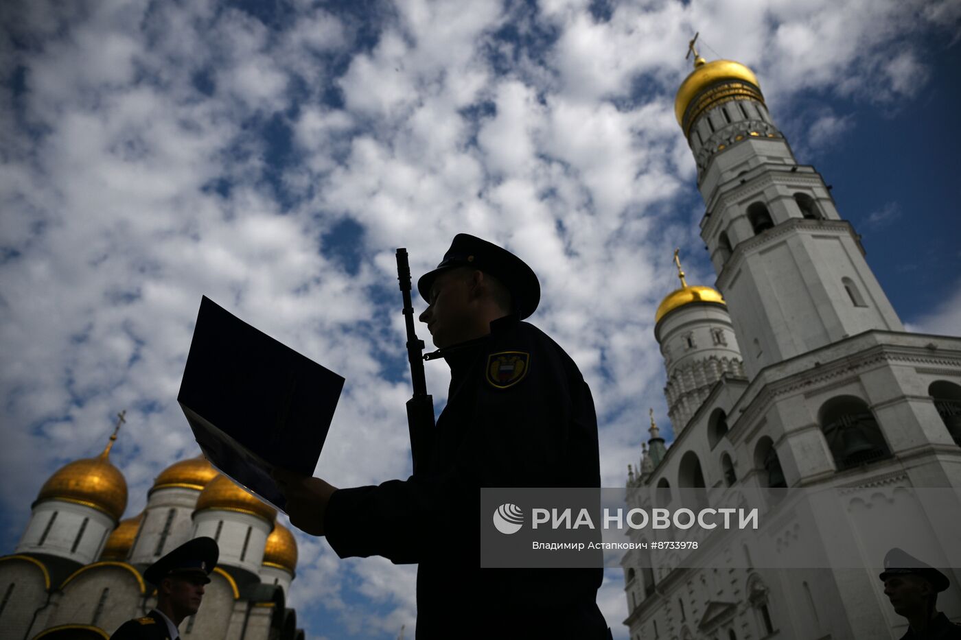 Церемония приведения к присяге новобранцев Президентского полка ФСО России