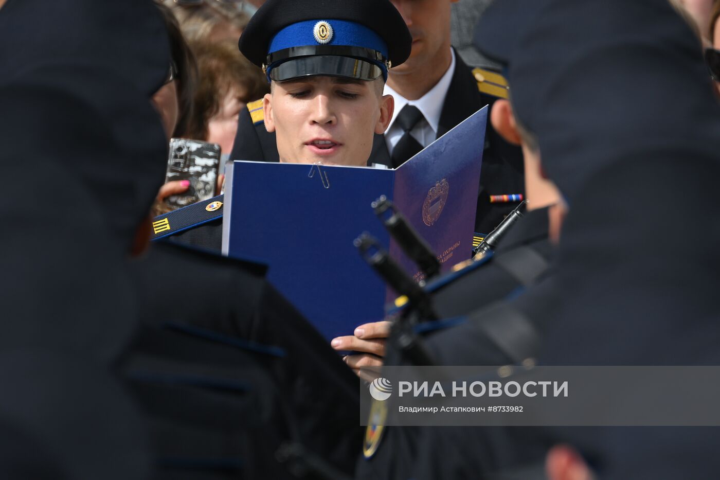 Церемония приведения к присяге новобранцев Президентского полка ФСО России