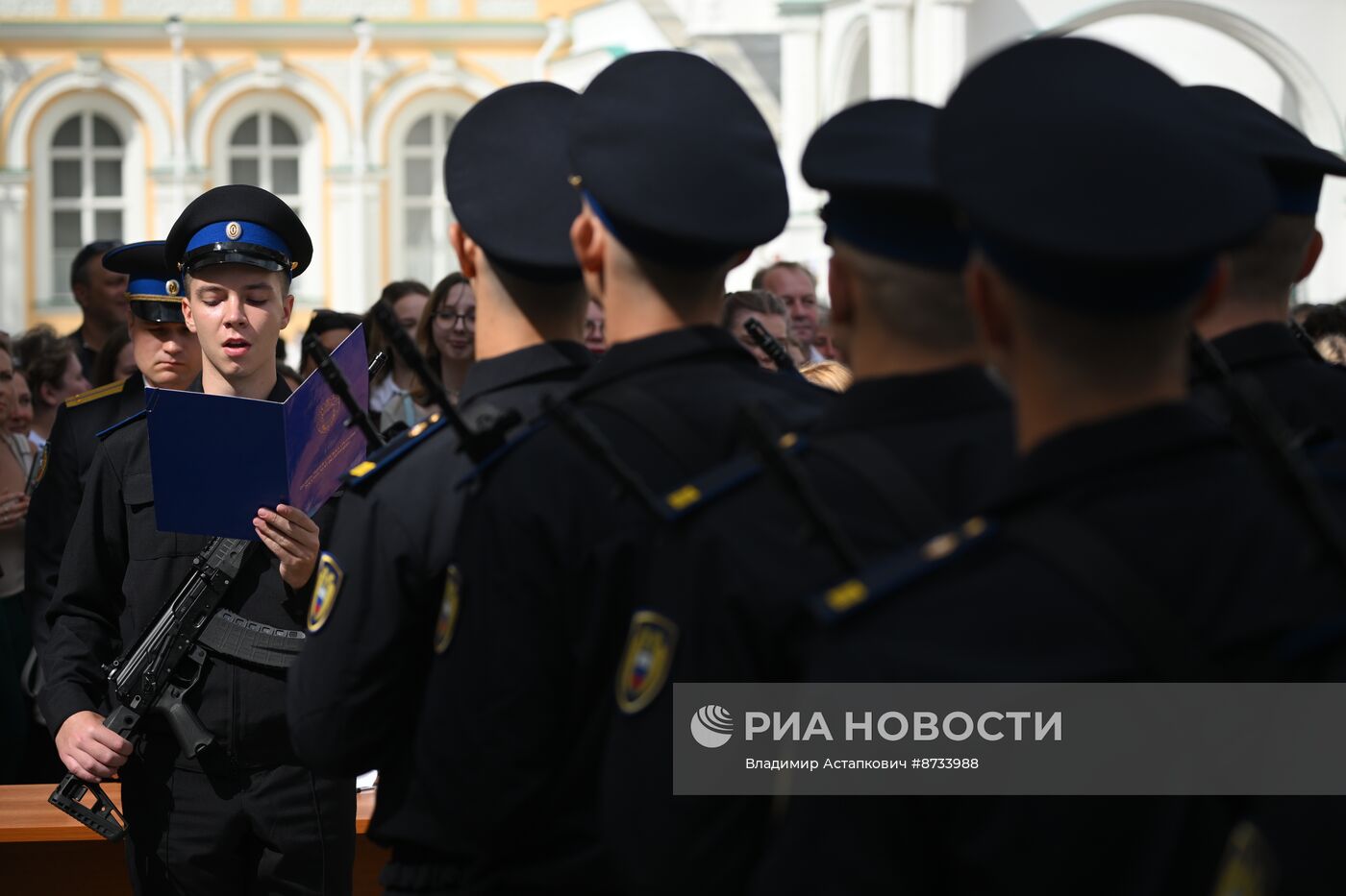 Церемония приведения к присяге новобранцев Президентского полка ФСО России