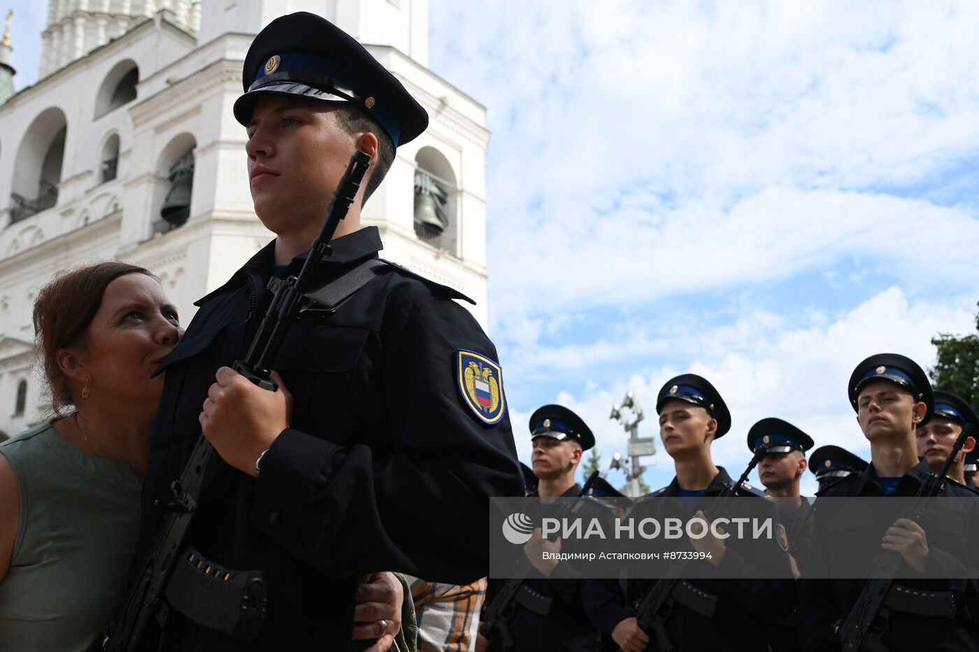 Церемония приведения к присяге новобранцев Президентского полка ФСО России