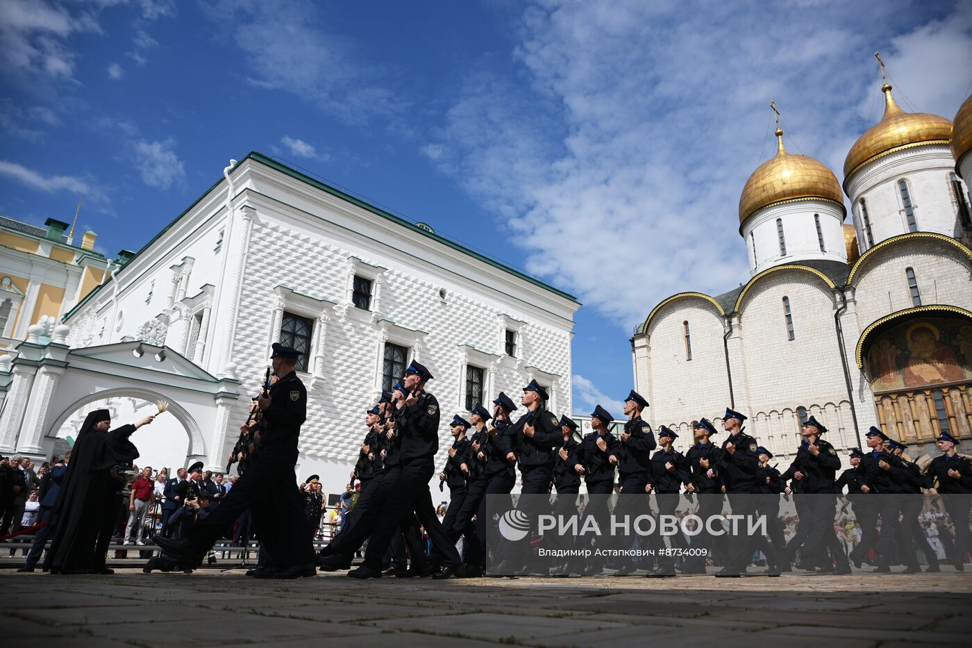 Церемония приведения к присяге новобранцев Президентского полка ФСО России