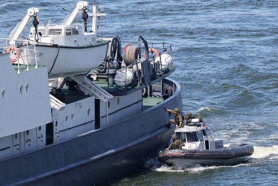 Генеральная репетиция парада ко Дню ВМФ в Балтийске